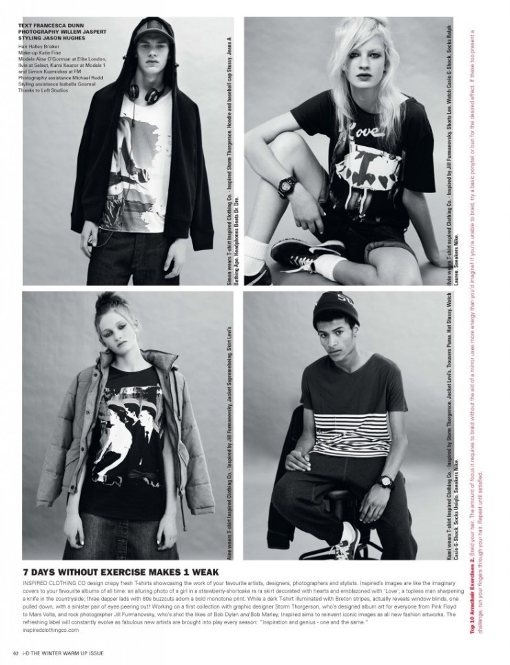 iD magazine Katie Fine make up