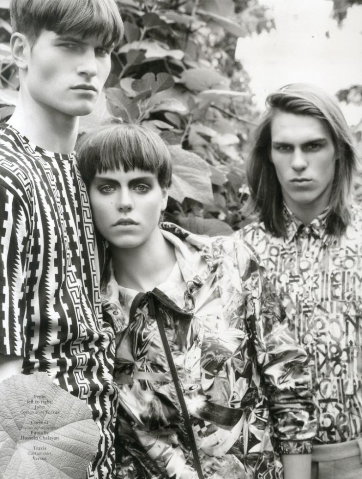 Vogue Homme make up by Katie Fine